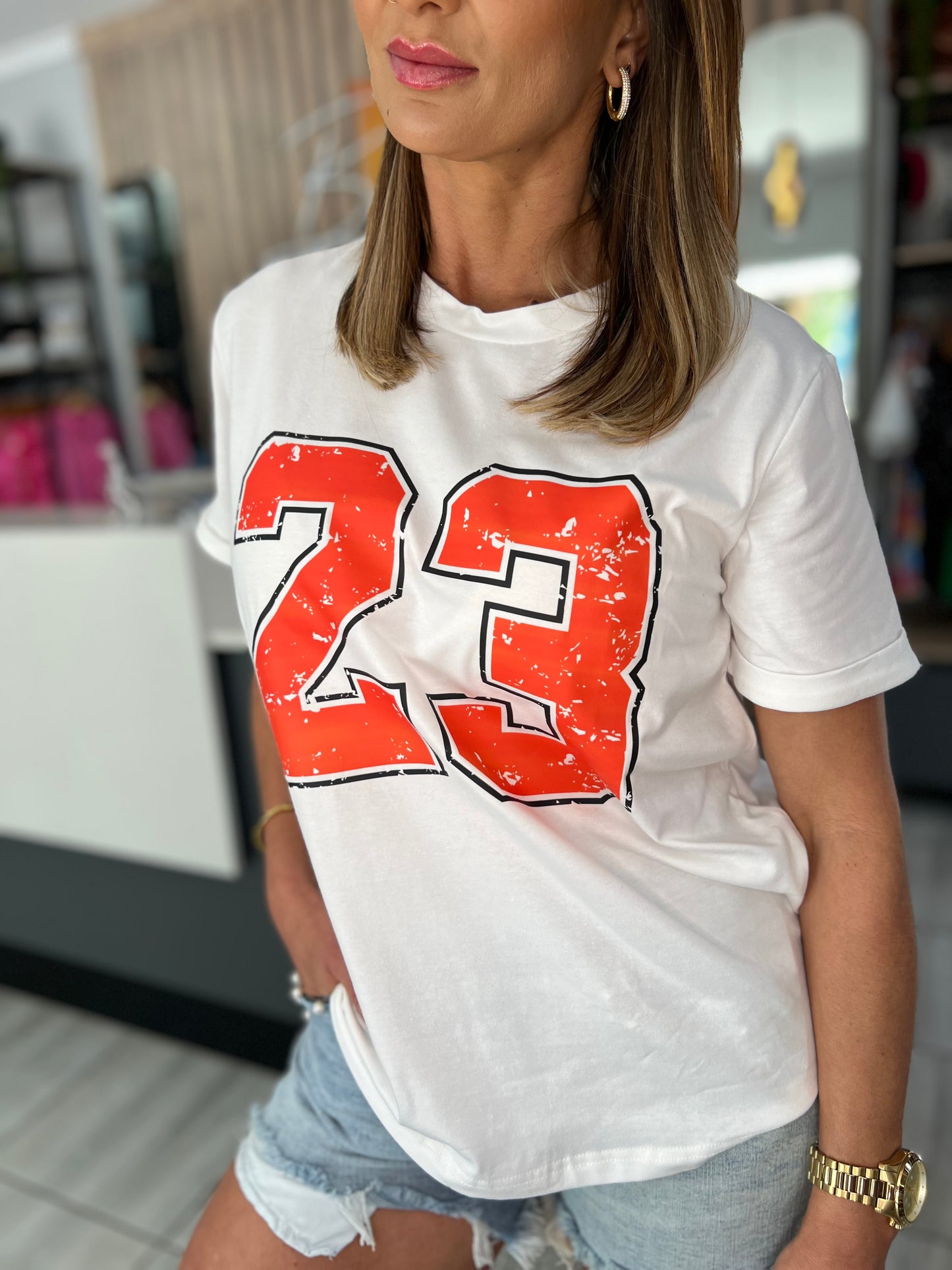 Whitney Number 23 Casual T-Shirt