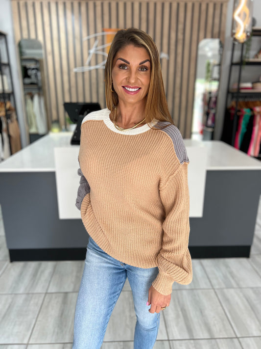 Alba Colorblock Sweater