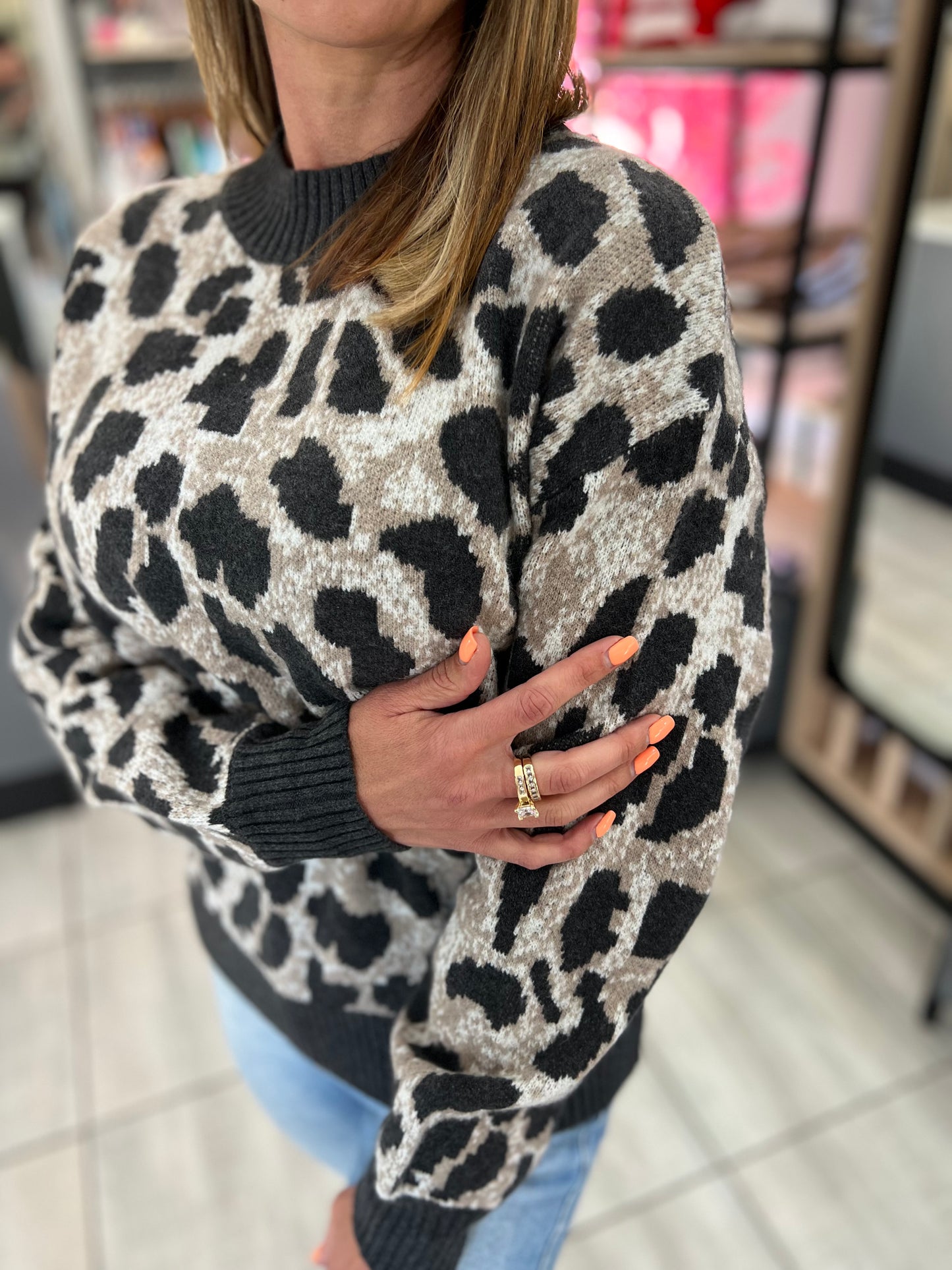 Eclipse Leopard Sweater