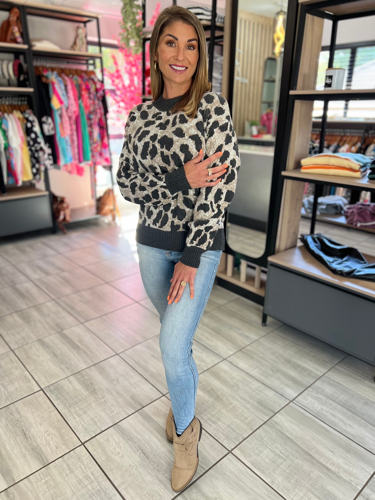 Eclipse Leopard Sweater