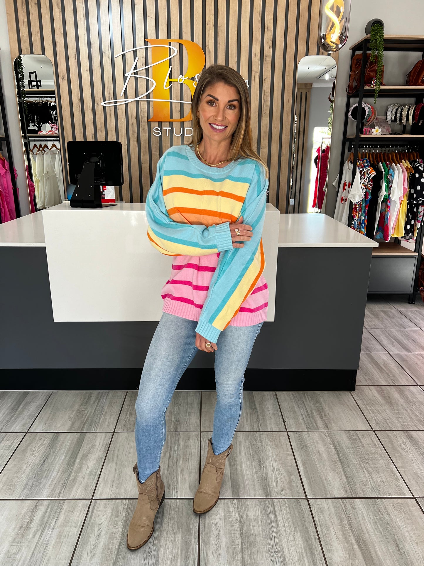 Sunset Sorbet Sweater