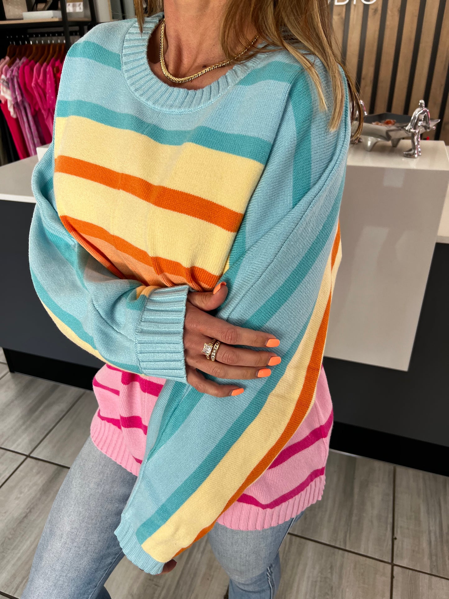 Sunset Sorbet Sweater