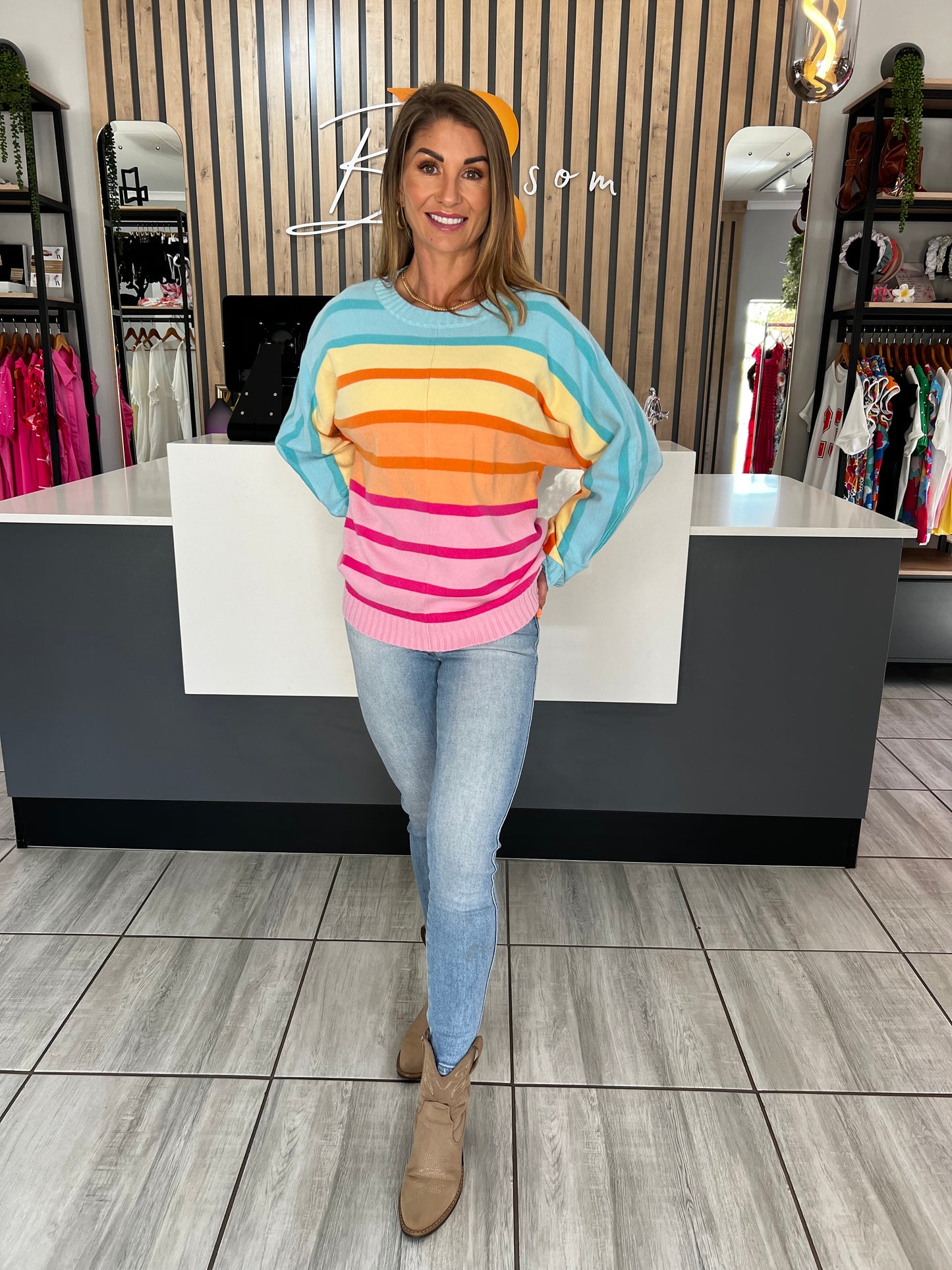 Sunset Sorbet Sweater