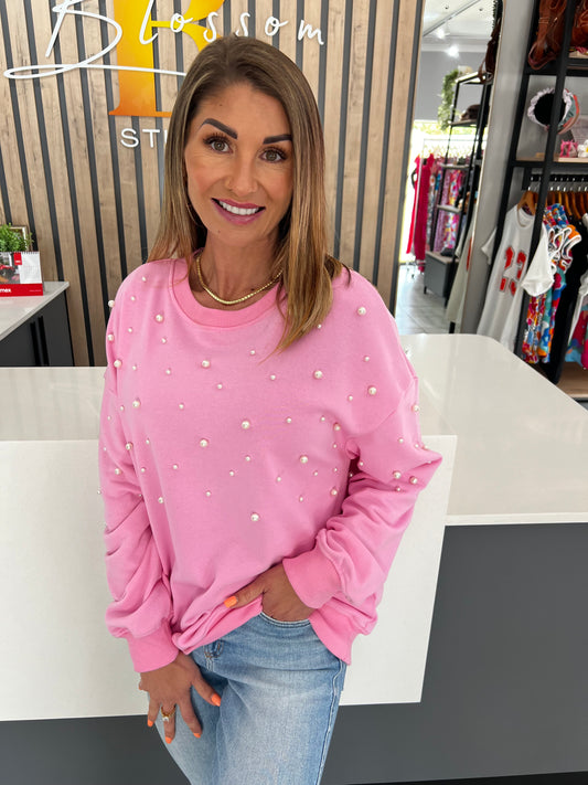 Frost Pink Pearl Sweatshirt