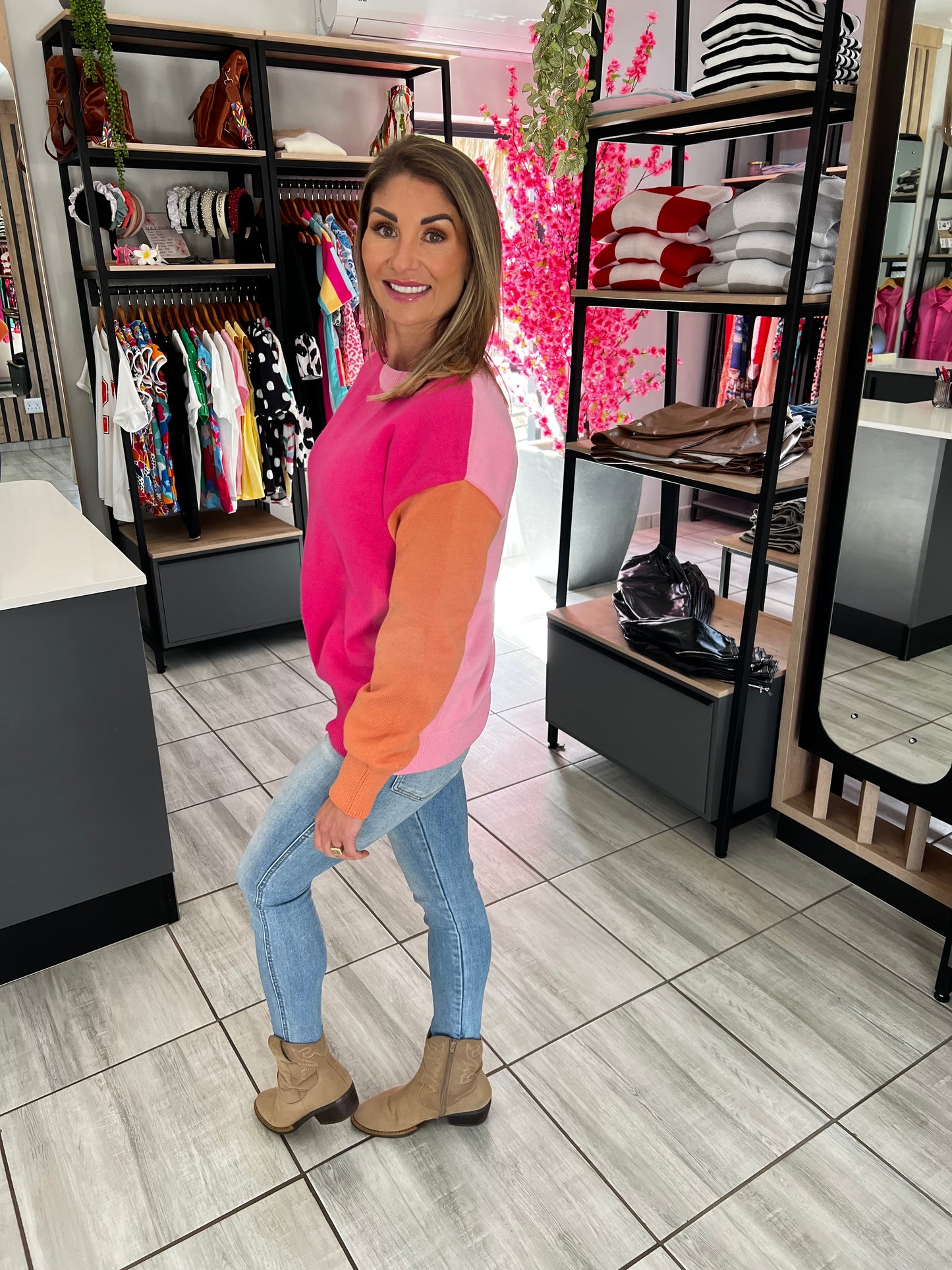 Serenity Three-tone Sweater