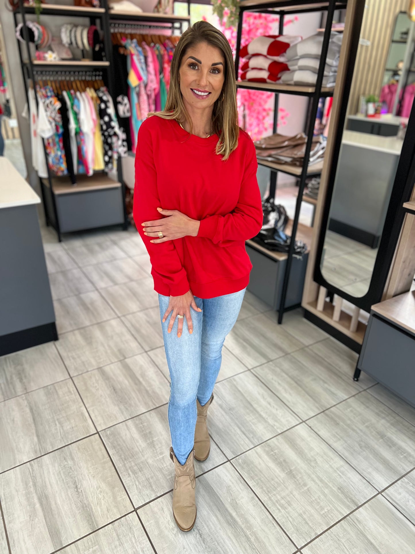 Robin Red Sweatshirt