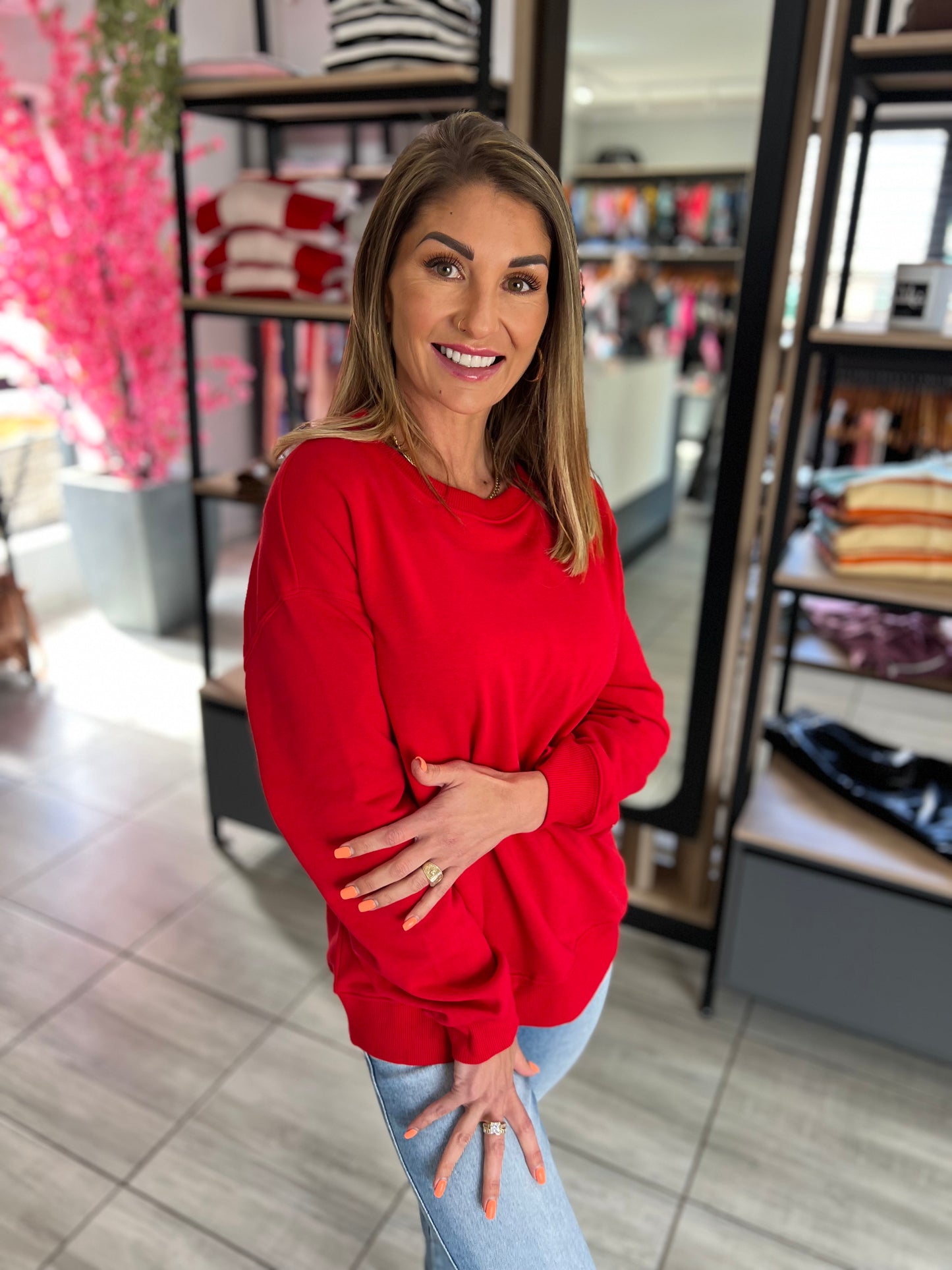 Robin Red Sweatshirt
