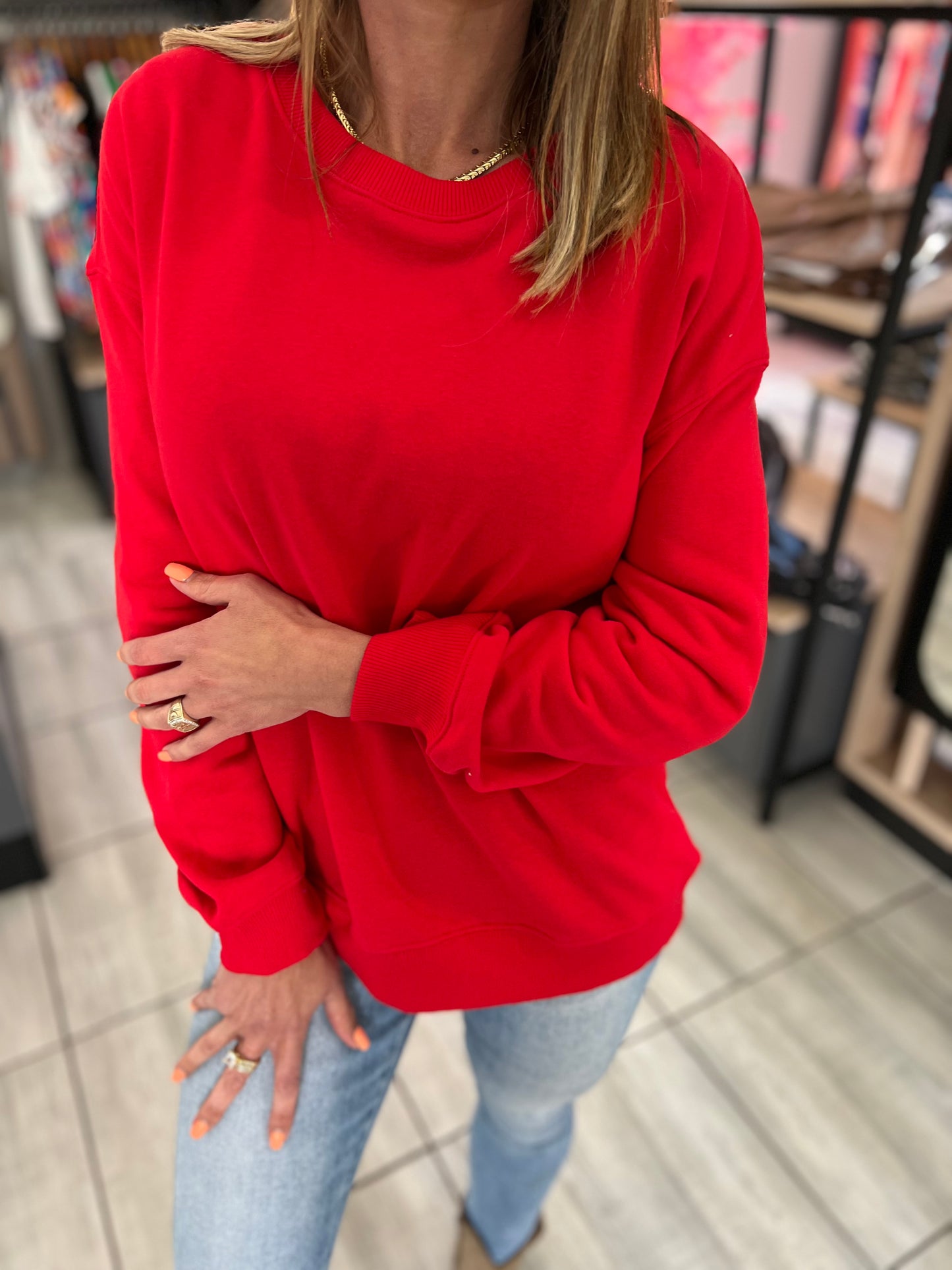 Robin Red Sweatshirt