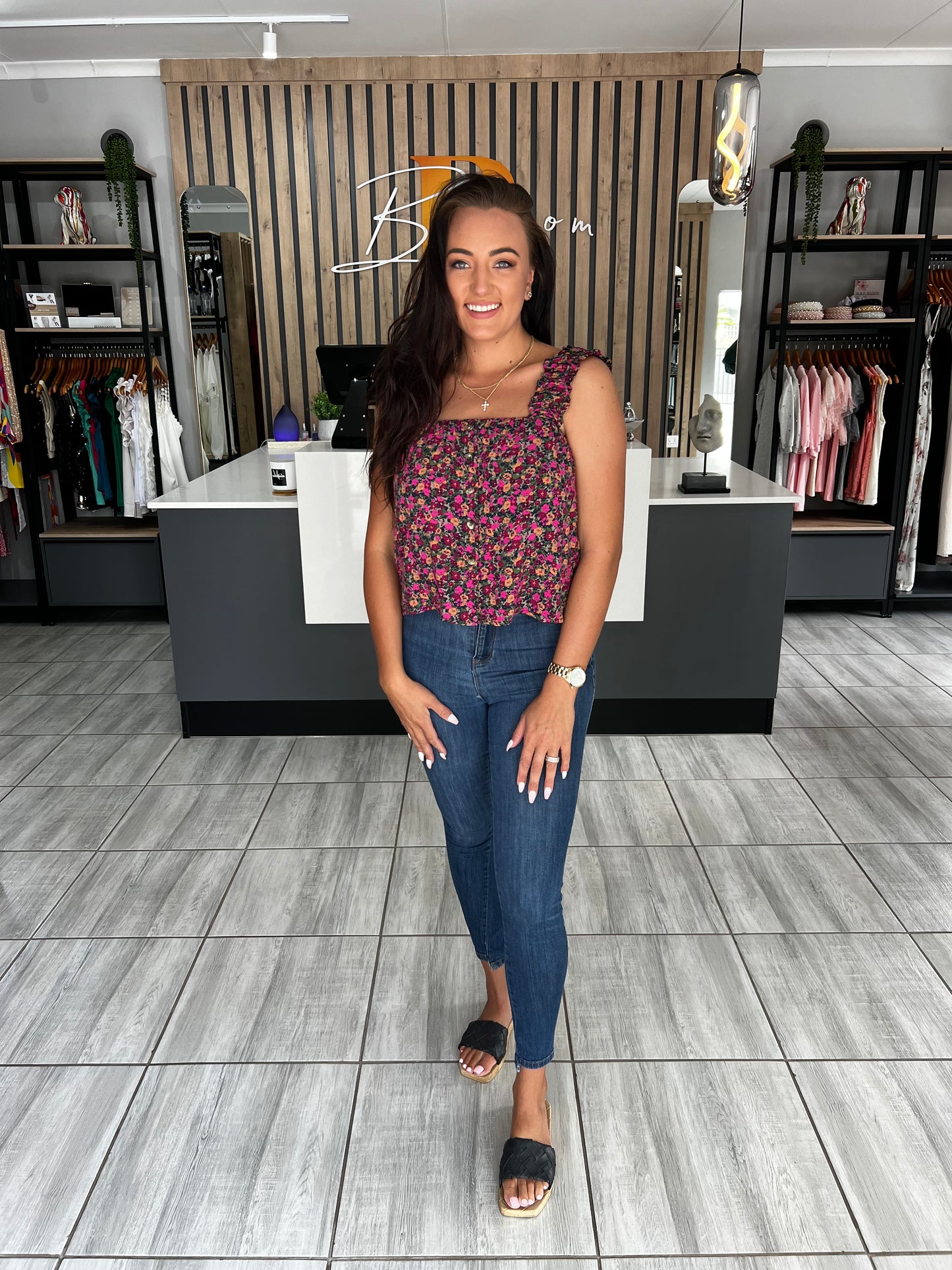 Rosie Boho Floral Top