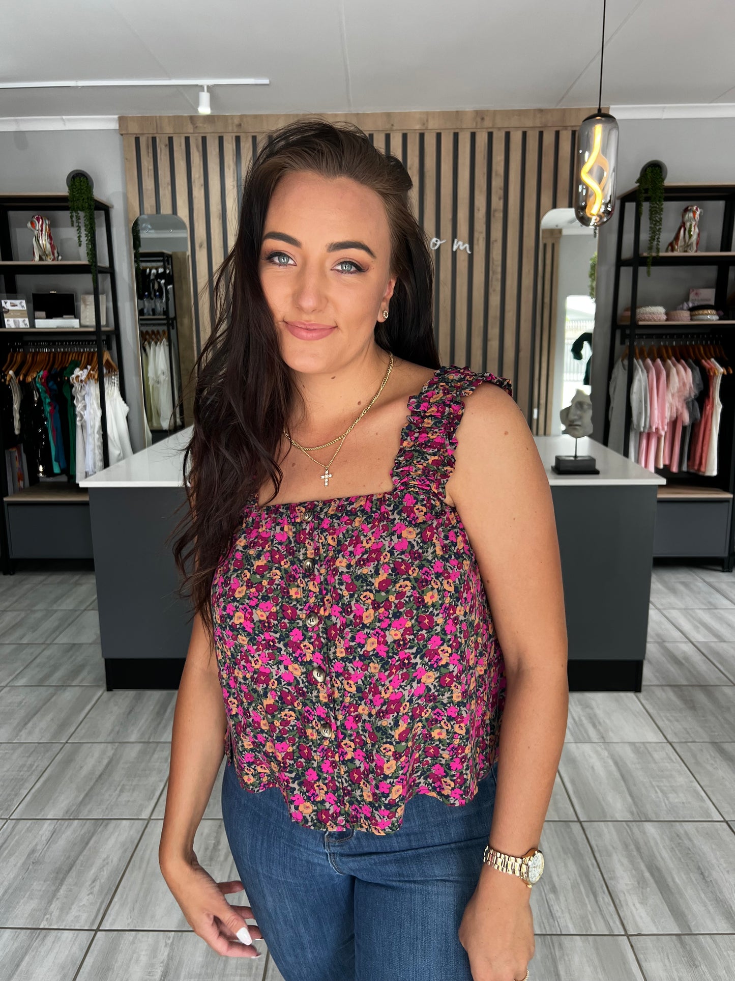 Rosie Boho Floral Top