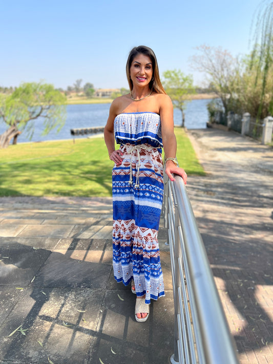Savanna Strapless Long Dress