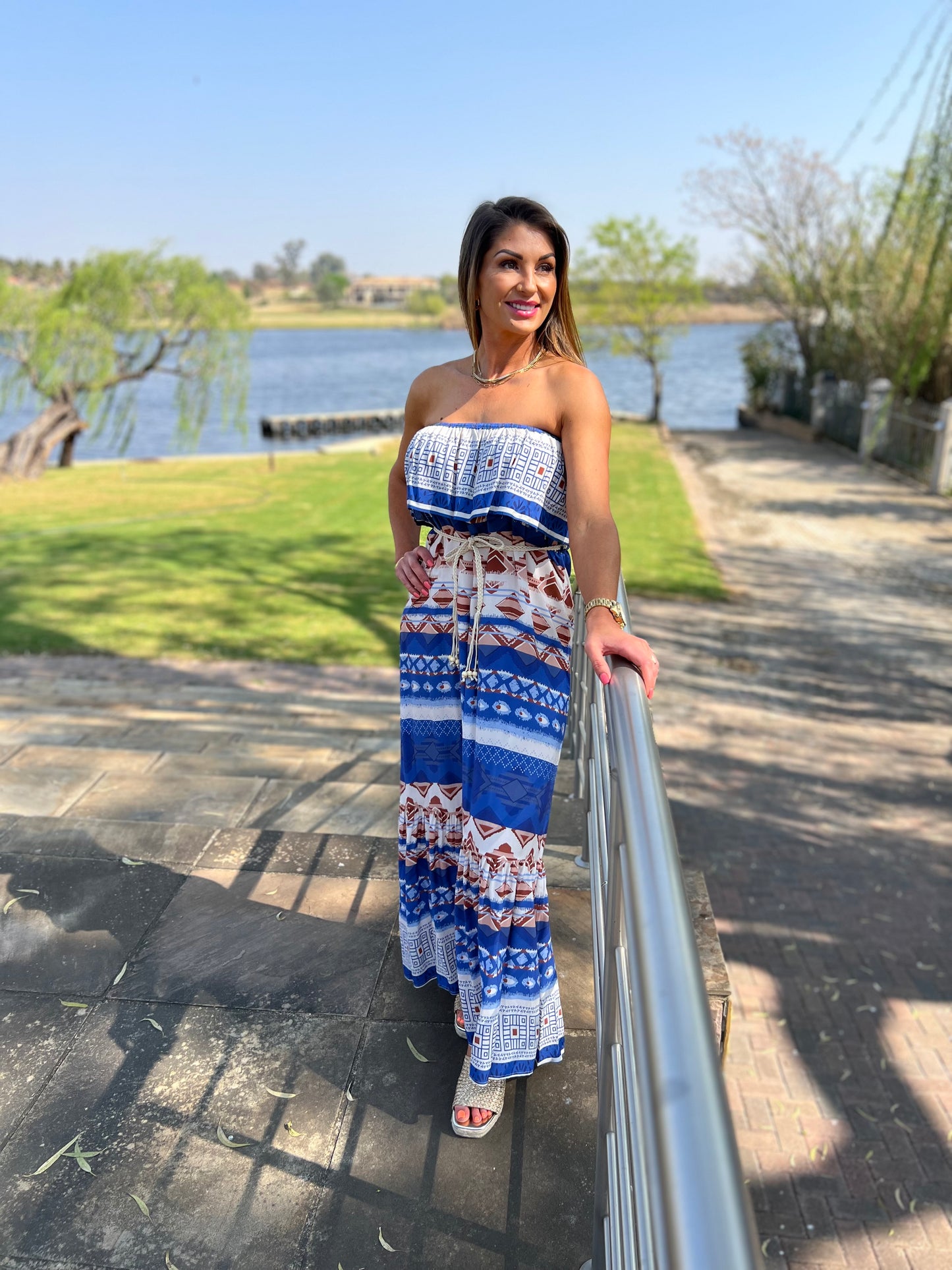 Savanna Strapless Long Dress