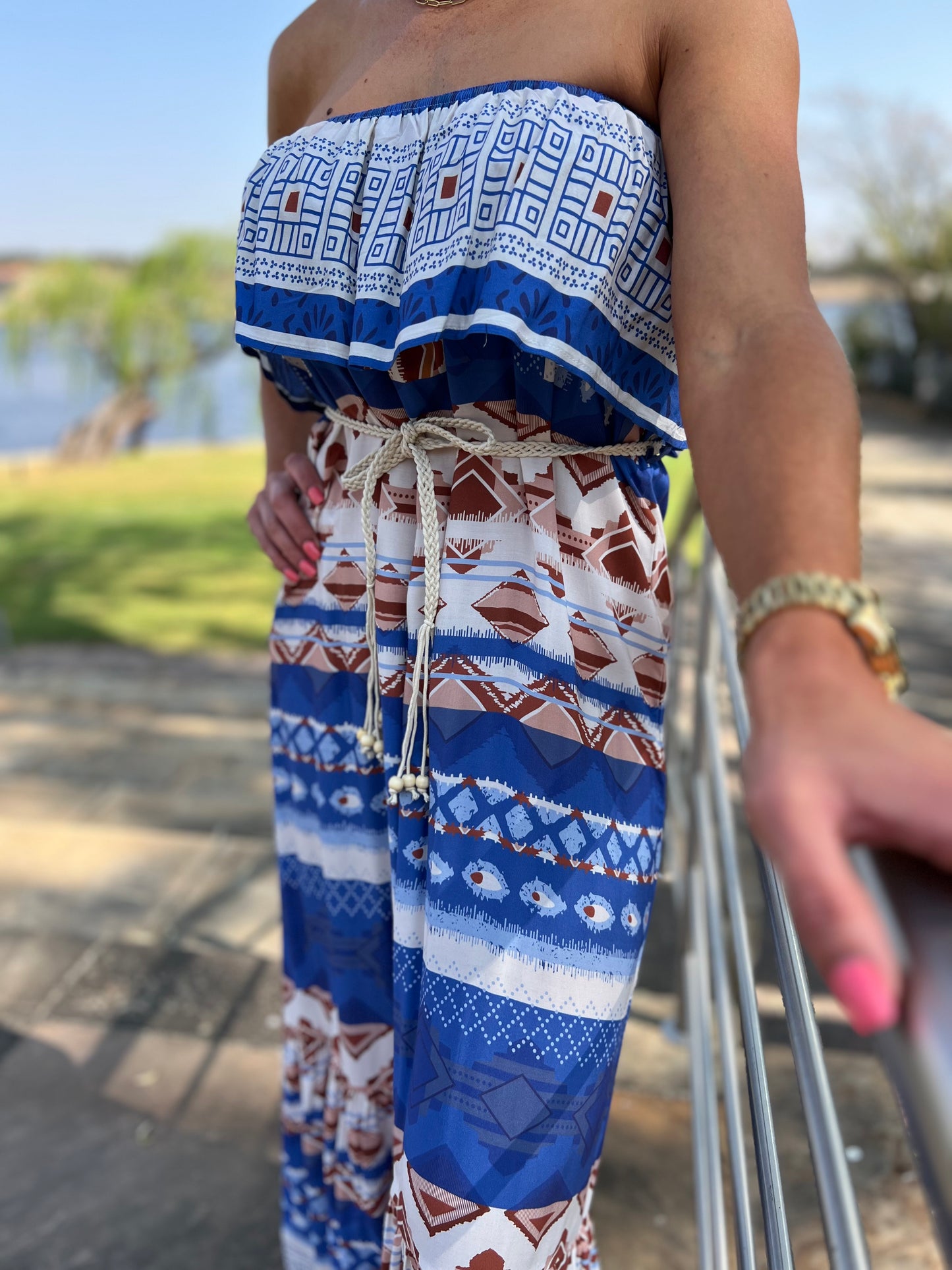 Savanna Strapless Long Dress