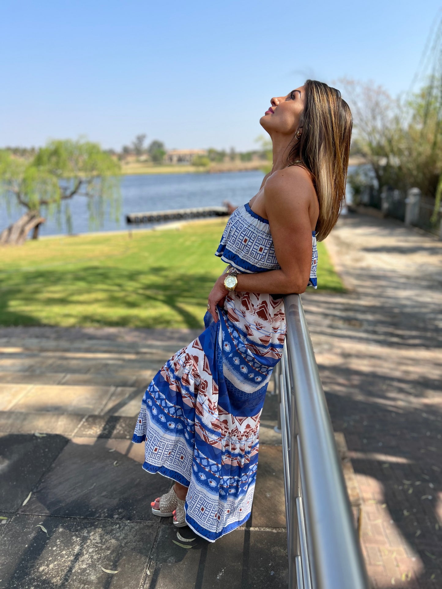 Savanna Strapless Long Dress