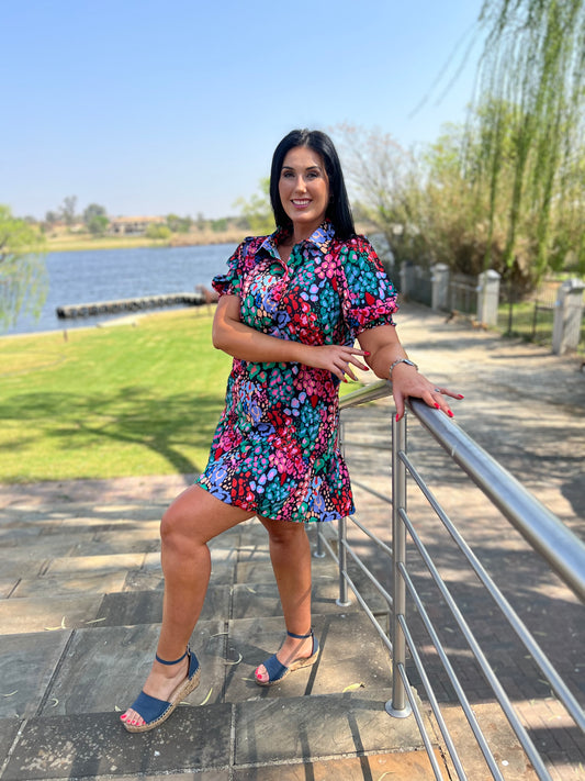 Aqua Short Dress