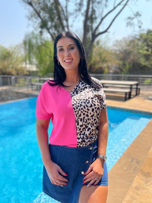 Ruby Leopard Print Blouse