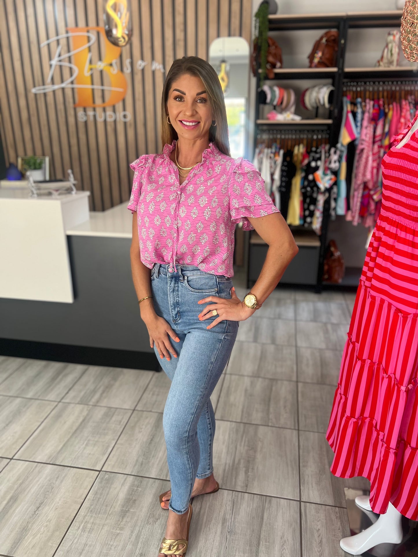 Azalea Vintage Blouse