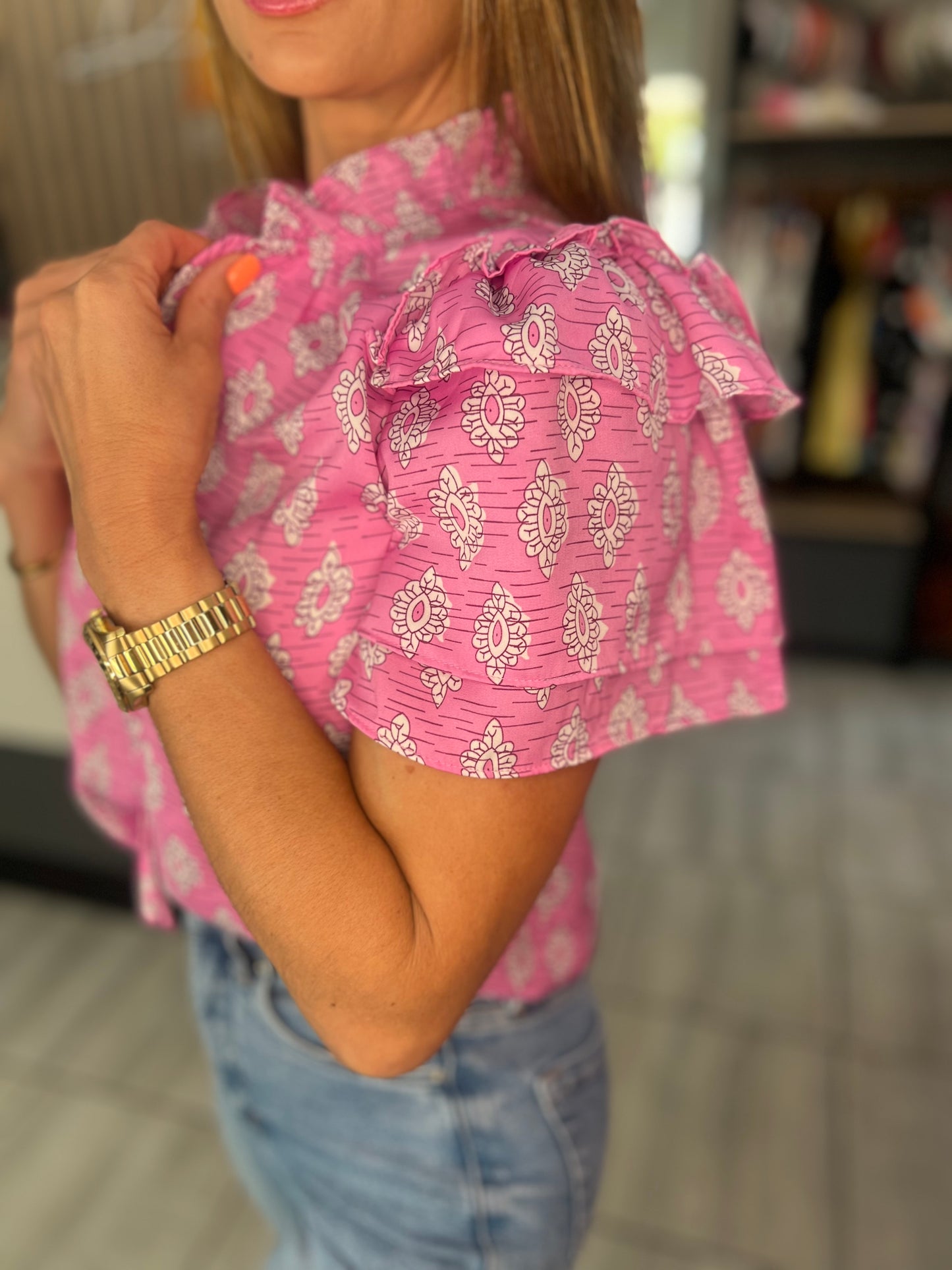 Azalea Vintage Blouse