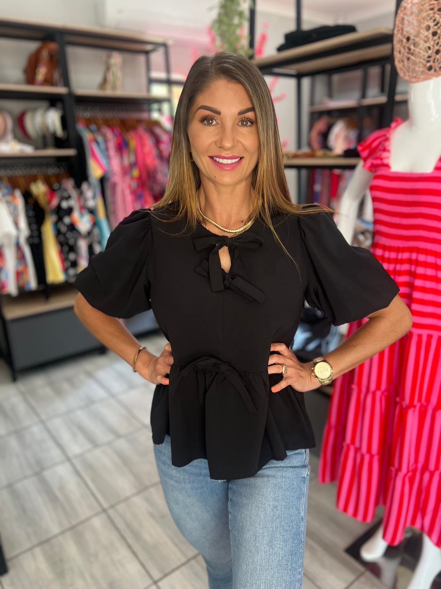 Maddison Puff Sleeve Blouse