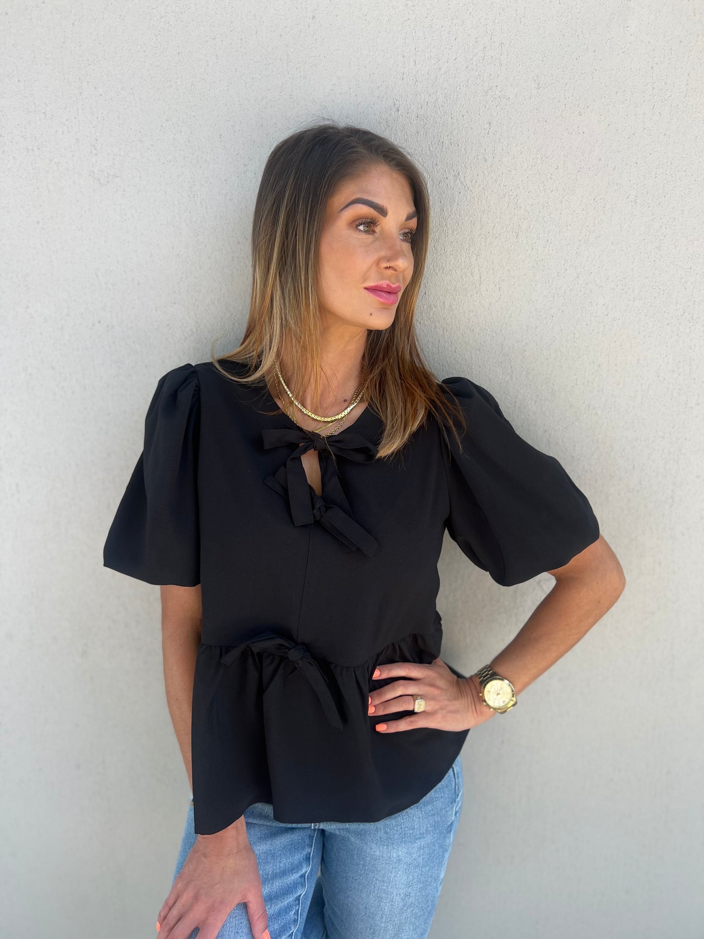 Maddison Puff Sleeve Blouse