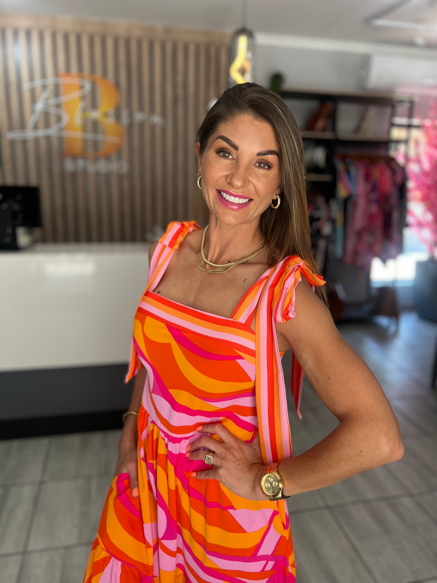 Giselle High Waist Maxi Dress