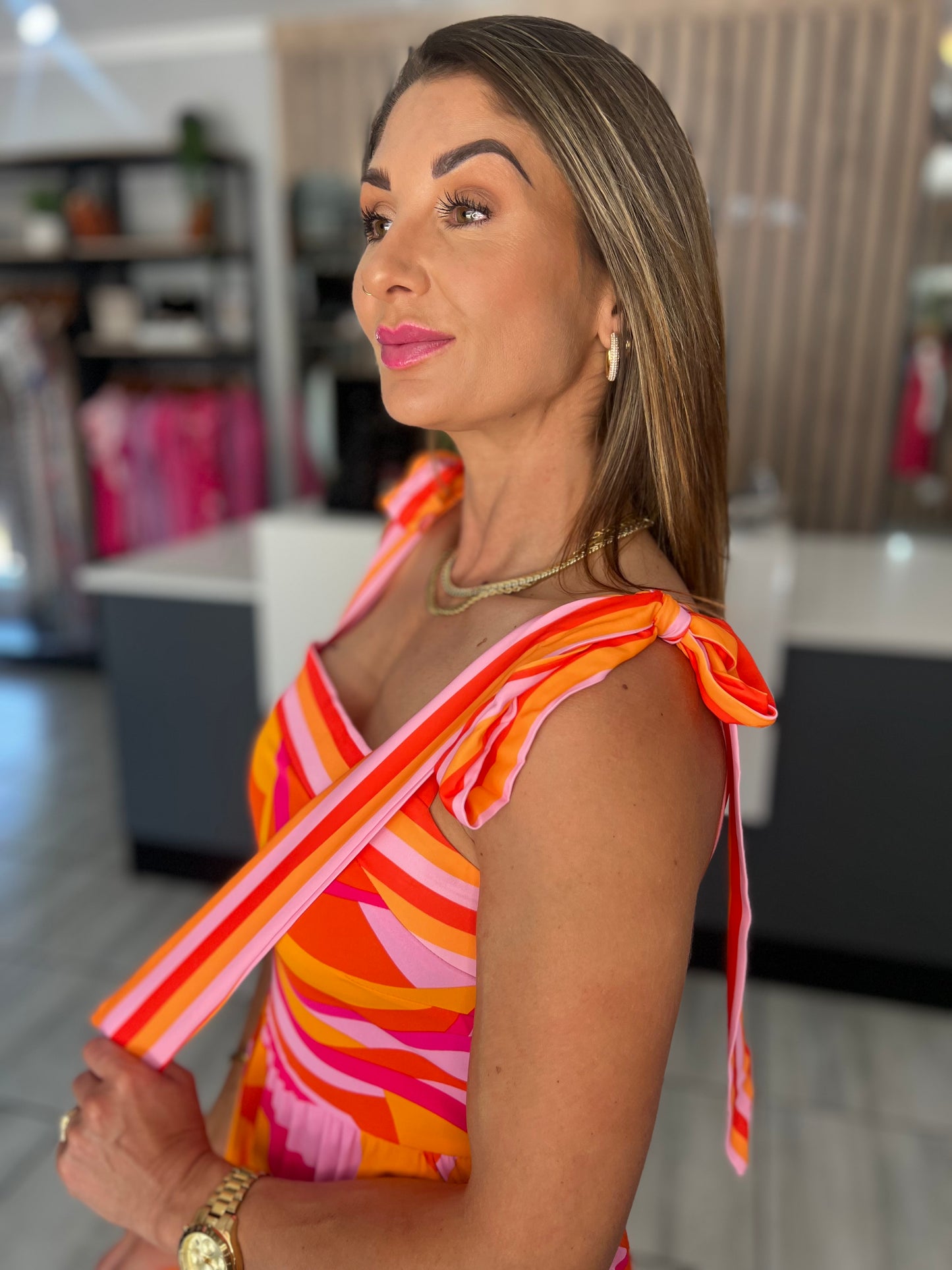 Giselle High Waist Maxi Dress