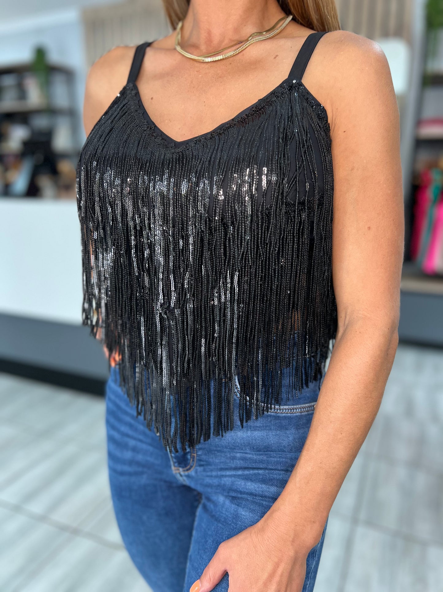 Sirius Glitz Crop Top