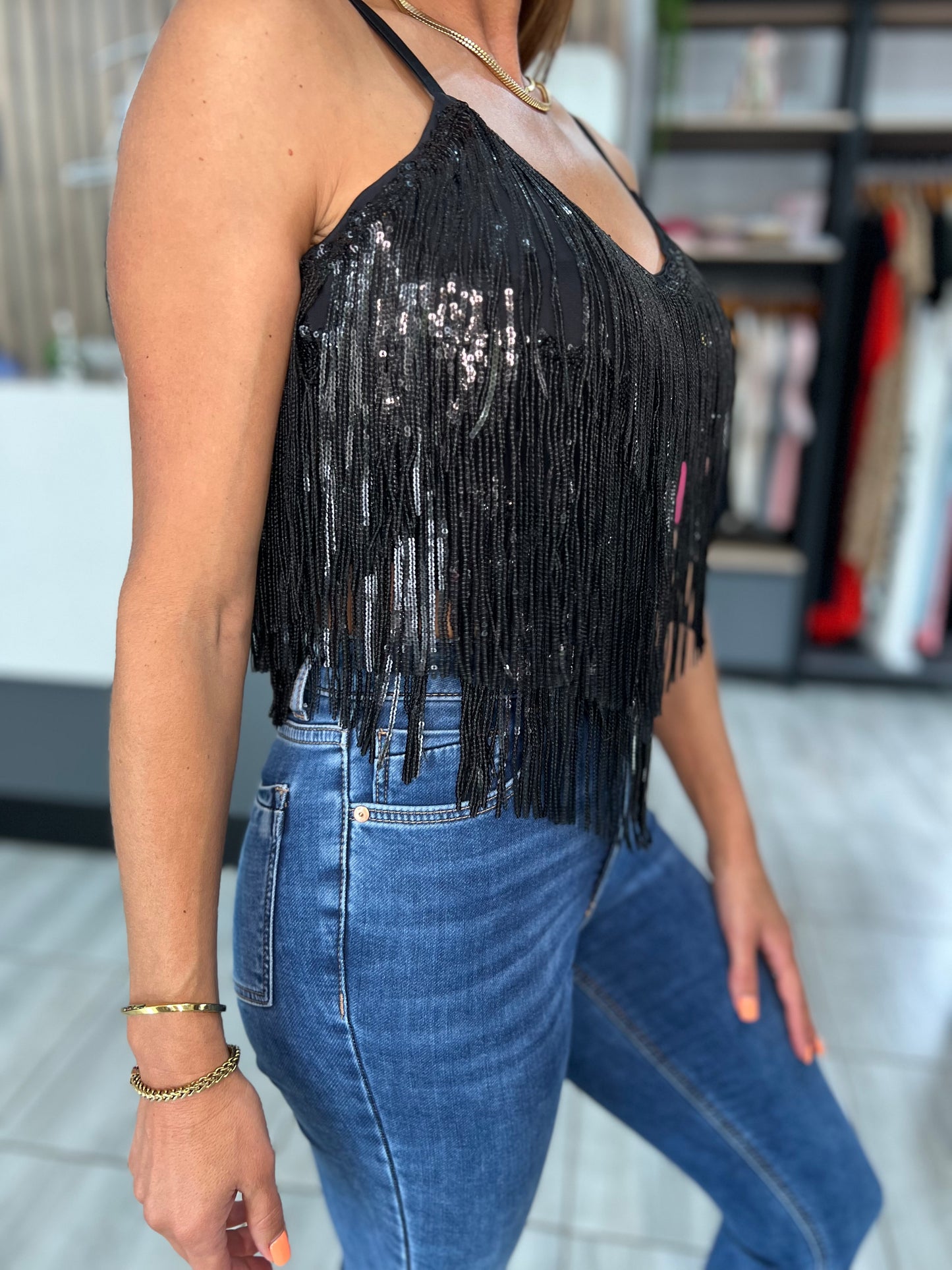 Sirius Glitz Crop Top