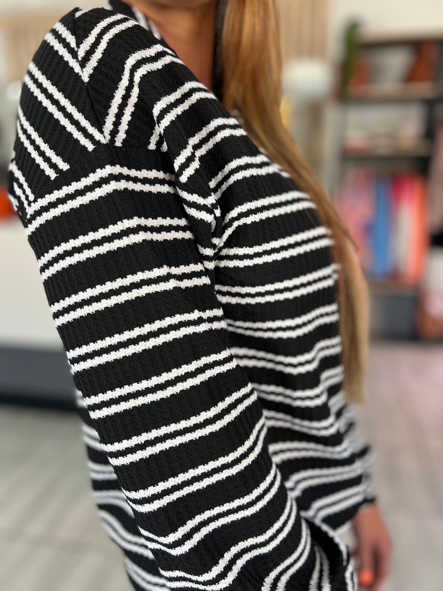 Mira Striped Long Sleeve Top