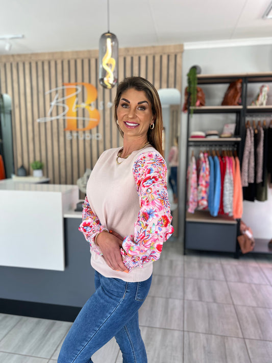 Avery Floral Long Sleeve Top