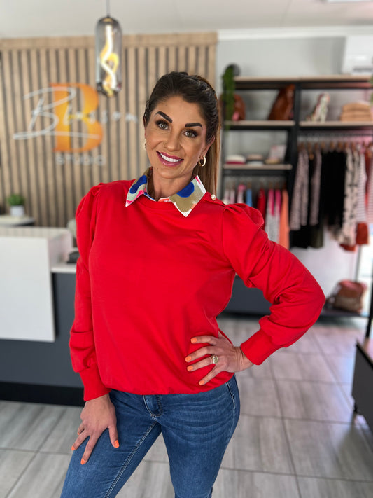 Phoenix Button Tab Sweatshirt