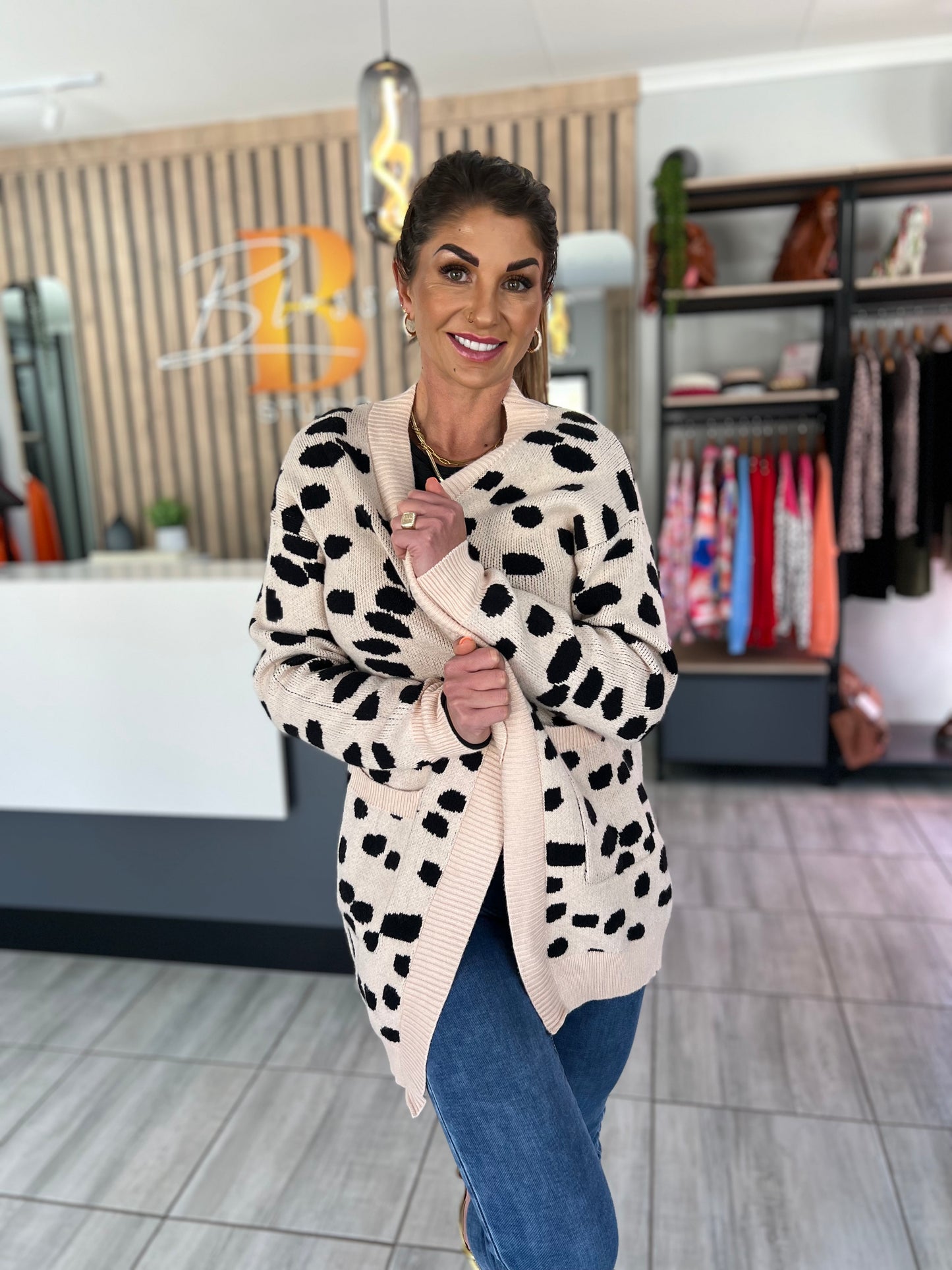 Zira Leopard Print Cardigan