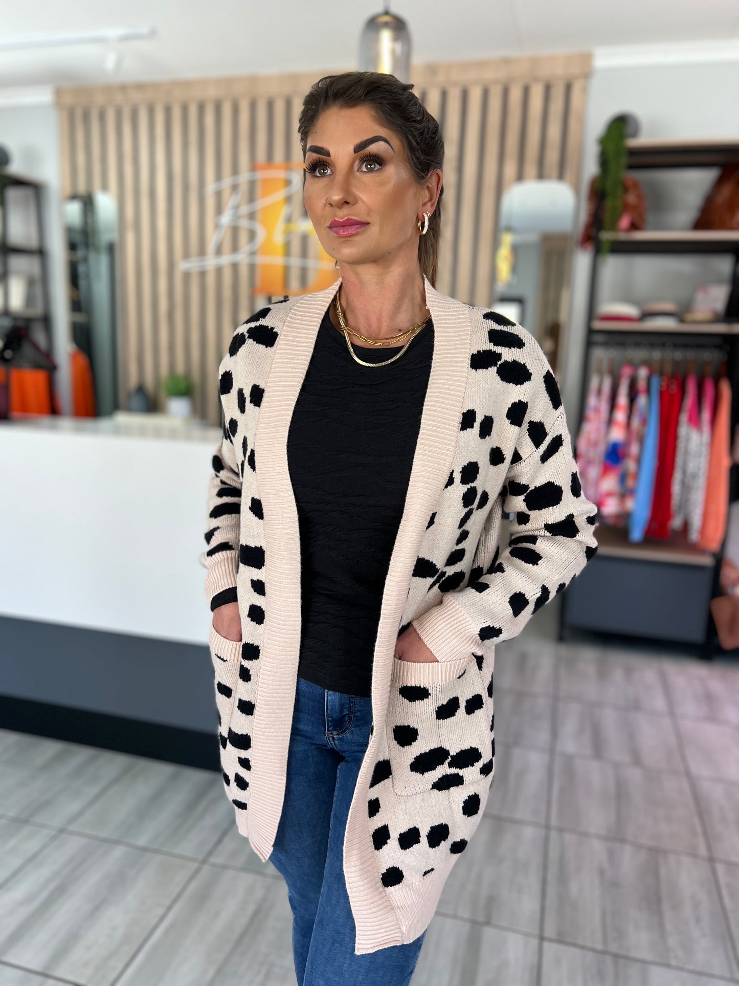 Zira Leopard Print Cardigan