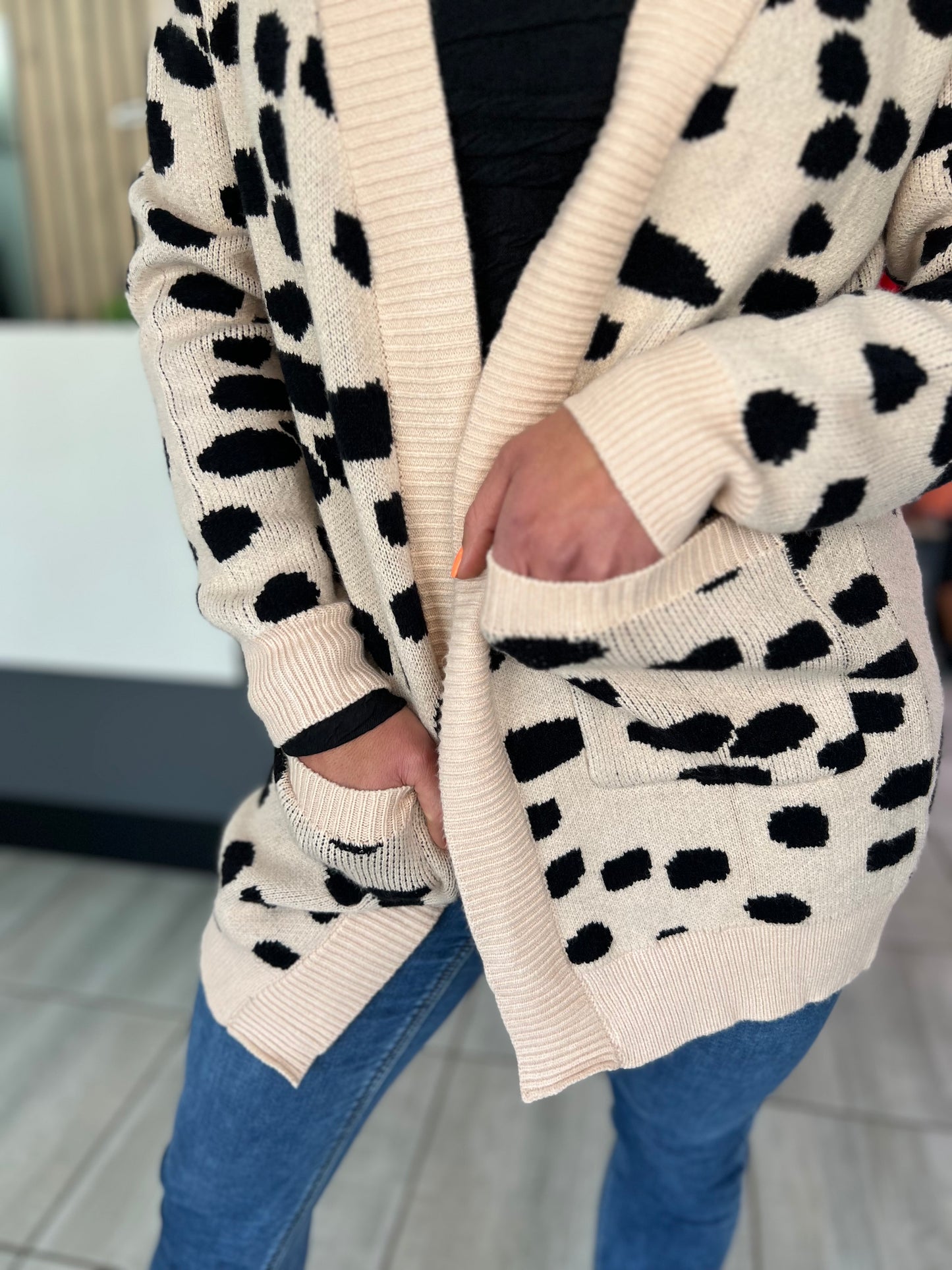 Zira Leopard Print Cardigan