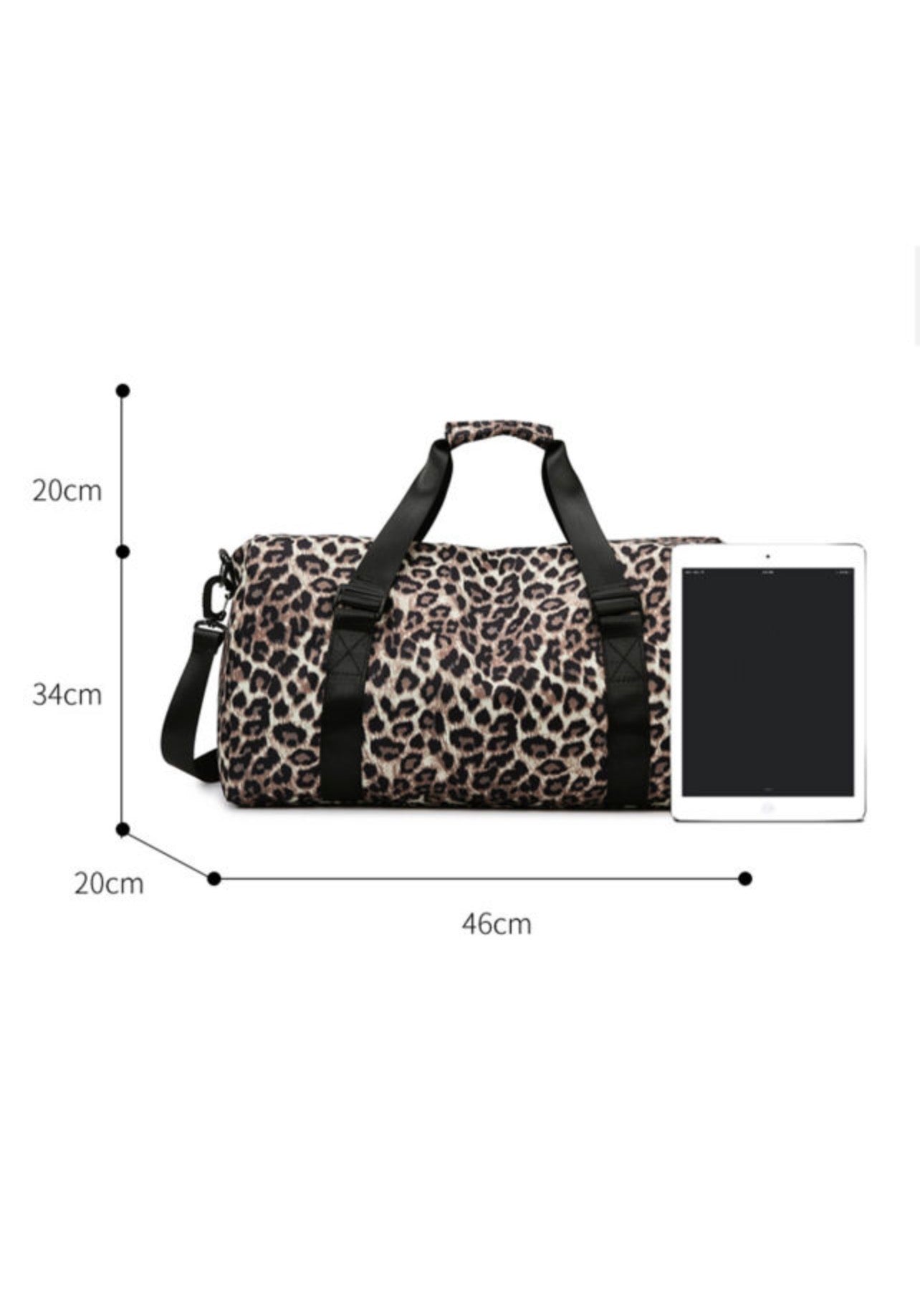 The Wild Escape Leopard Travel Duffel Bag