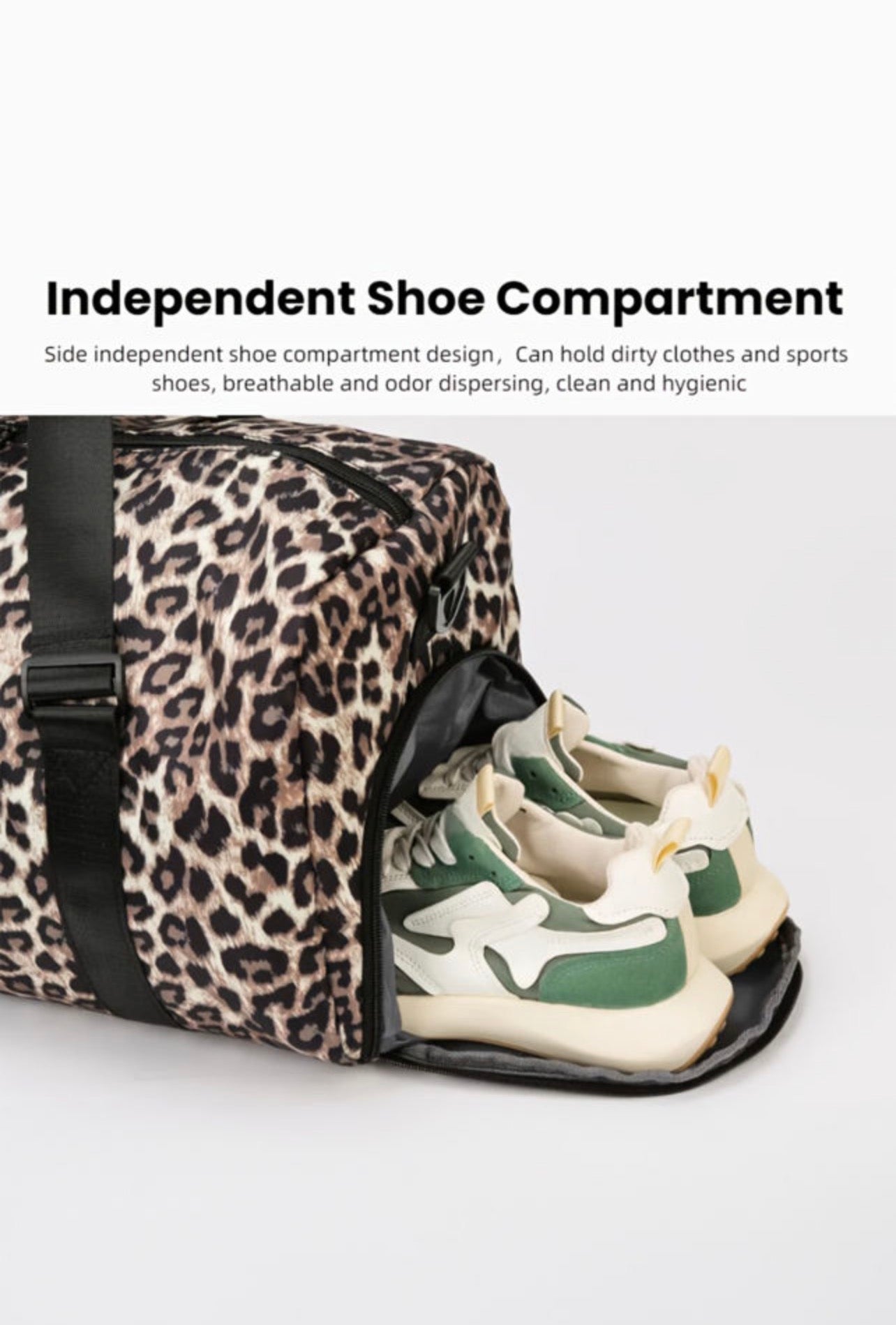 The Wild Escape Leopard Travel Duffel Bag