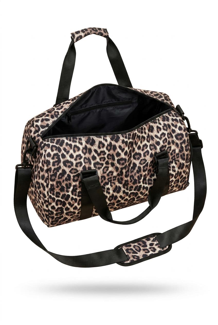 The Wild Escape Leopard Travel Duffel Bag