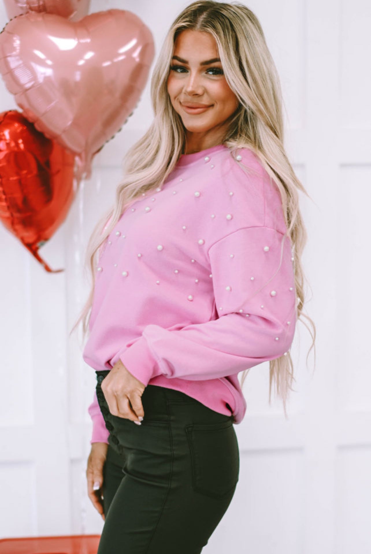 Frost Pink Pearl Sweatshirt
