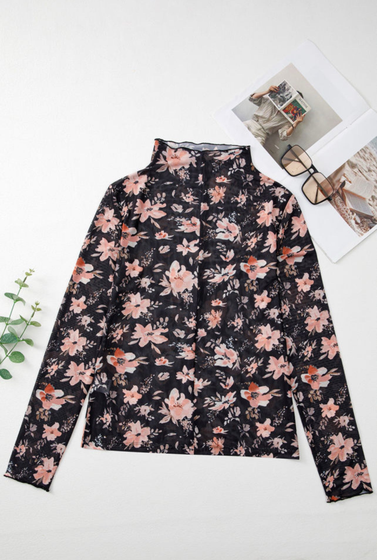 Jianna Flower Long Sleeve Top