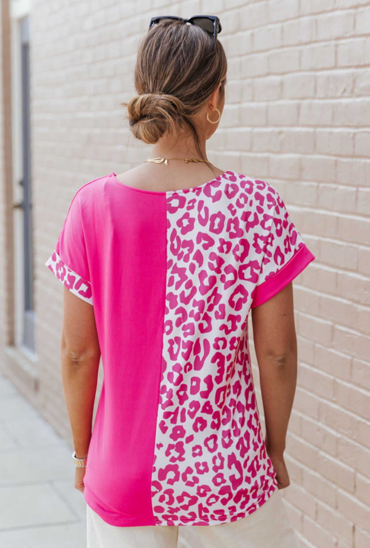 Java Pink Short Sleeve Top